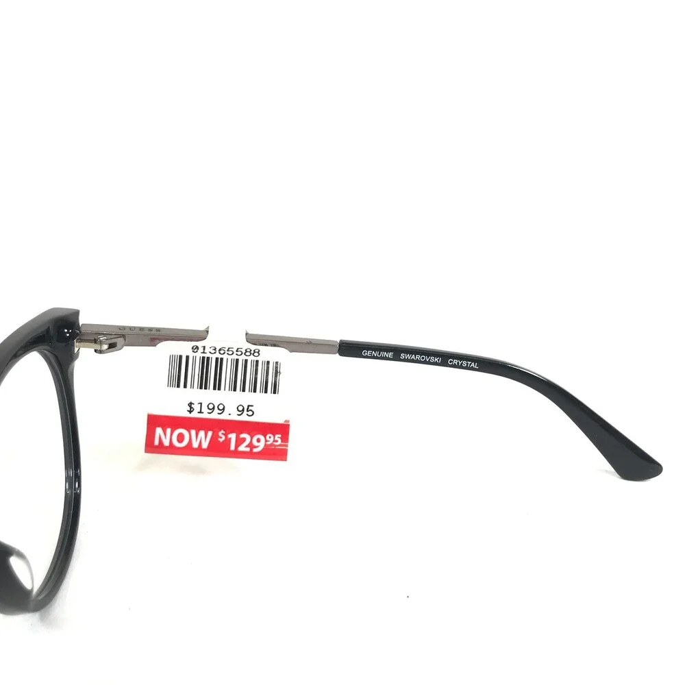 Guess Eyeglasses Frames GU2799-S 001 Black Grey Swarovski Crystals 54-16-140